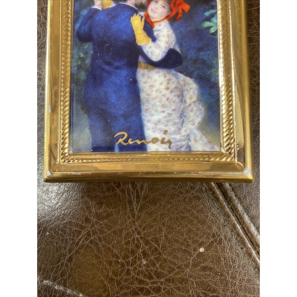 Goebel Artis Orbis Miniature Porcelain Pictures Set of 3 Renoir & Klimt Vintage - Picture 11 of 16